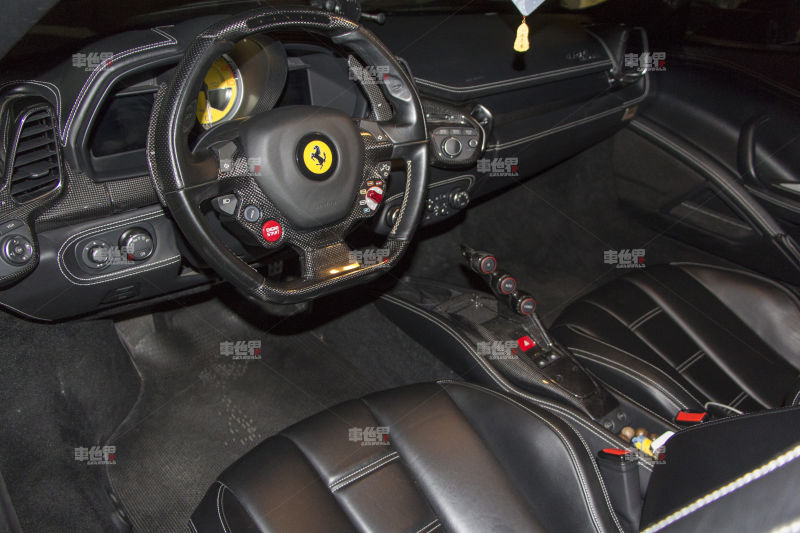 【杭州车世界】法拉利458升级拉法 LaFerrari碳纤维中控内饰套件